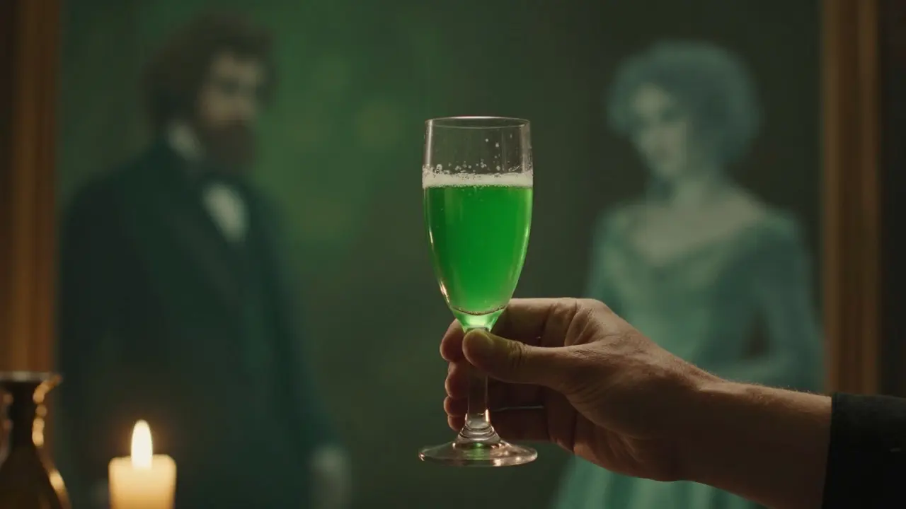 Umělecká interpretace mýtů o absintu a historických umělcích